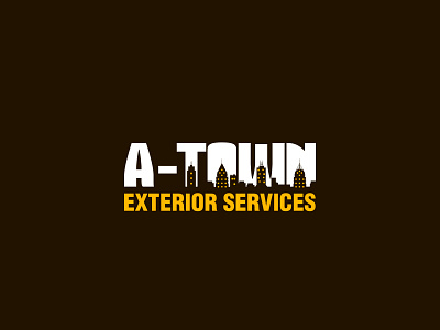 A-Town branding design flat icon logo logo design logodesigner minimal town townlogo typogaphy vector wordmark