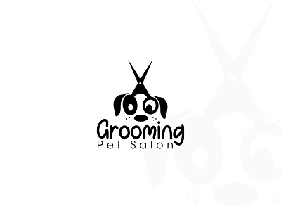 Grooming branding dog dogloog flat grooming groominglogo icon logo logo design logodesign logodesigner minimal minimalistlogo petlogo petsalonlogo salonlogo vector