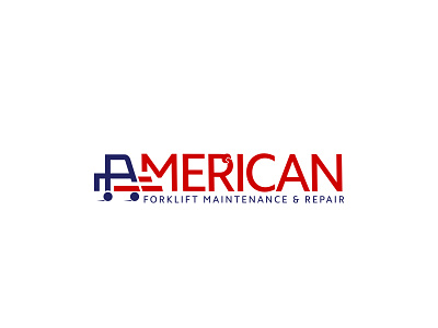 American Forklift americanlogo art direction branding flat forkliftlogo icon logo logodesign logodesignchallenge logodesigner logos maintenancelogo minimal minimalistlogo repairlogo trendinglogo vector