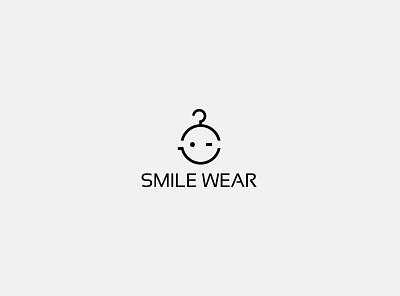 Smile Clothing Logo branding design download flat icon logo logodesigner logodownload minimal minimalistlogo vector