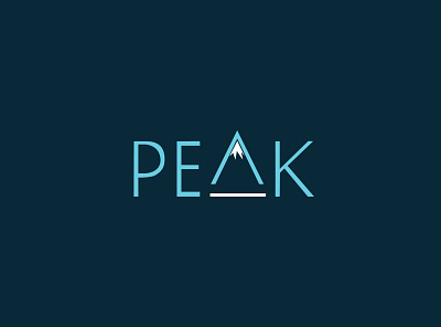Peak Logo branding design flat height logo logo logodesign logodesigner minimal minimalistlogo mountain mountain logo peak peak logo vector