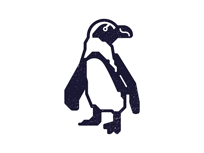 Penguin african icon mark penguin