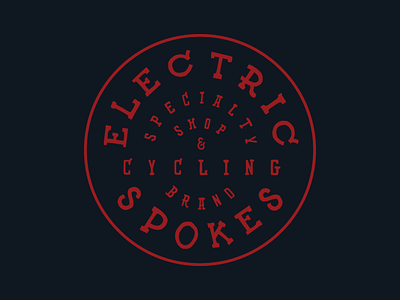 Electric Spokes Bicycle Shop bicycle branding explore hand-lettering illustration shop type working