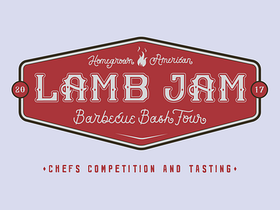 American Lamb Board 2017 Logo branding explore food hand lettering illustration lamb type working