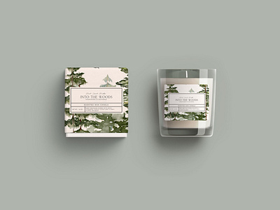 West Coast Wicks - Into The Woods brand design branding candle candle packaging concept design graphic design packaging