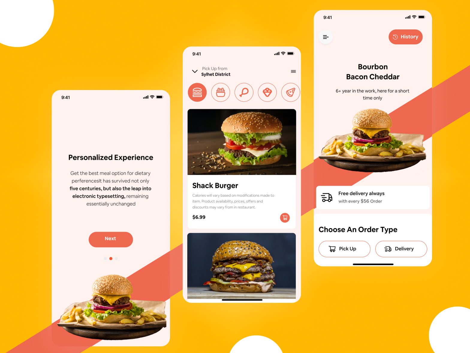 Food Delivery App Concept By Pulok Paul On Dribbble