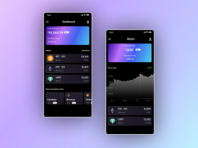 NFT app concept app design bitcoin blockchain cryptoart cryptocurrency dashboard ethereum futuristic glassmorphism mobile app mobile app design nft nft marketplace nfts token ui ui design ux visual design