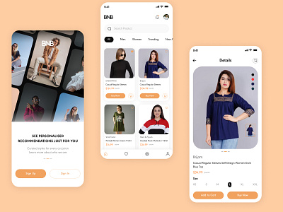 E-commerce - Shopping mobile app