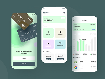 Fintech - Finance Mobile App