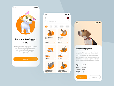 Pet Shop - Mobile App