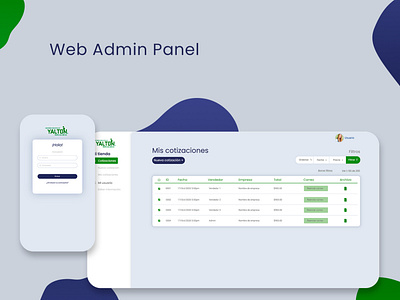 Quotation - web admin panel