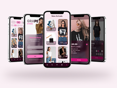 Mockup for App store clothes clothing clothing design design ecommerce ecommerce app ecommerce business ecommerce design ecommerce shop mobile mobile app mobile ui product design store store app ui uiux ux woman