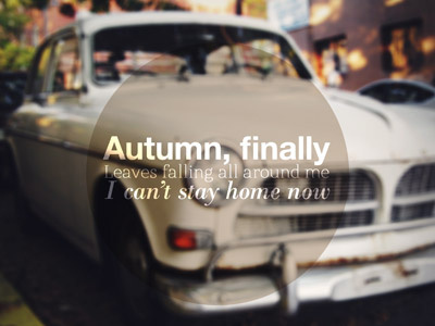 Autumn, Finally