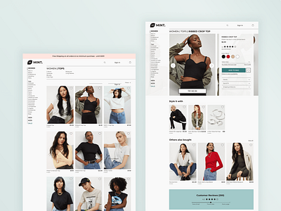 MINT | Try Me On feature branding design ui user experience ux uxui web web design