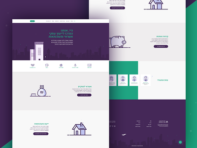 Consult Center clean contact cta flat home icons illustration team ui ux web webdesign