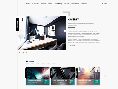 Landing Page For Architecture Website