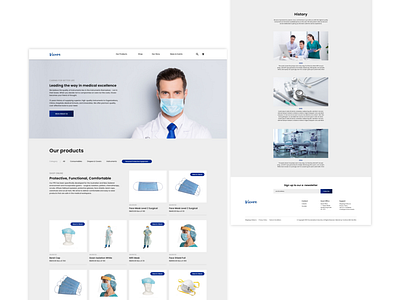 Vicare Landing Page Concept