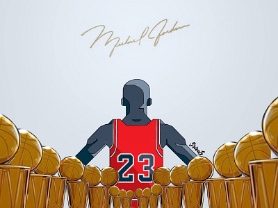 The Last Dance - Michael Jordan digital art digital illustration flat design flat illustration illustration michael jordan nba poster