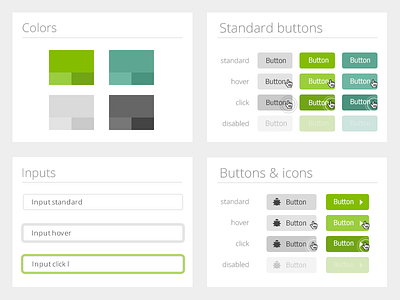 Netvibes Uikit (full version) button radio check boxe color picker date picker dropdown filter pager search spinner tag text area toggle