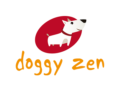 Doggy zen Branding branding flyer illustration logotype
