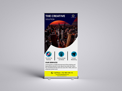 Roller Banner Design admissions bannner bi fold brochure brochure business card illustration logo music flyer party flyer poster