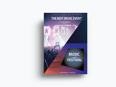 MUSIC FLYER bannner bi fold brochure business card business flyer corporate design corporate flyer flyer music flyer party flyer poster