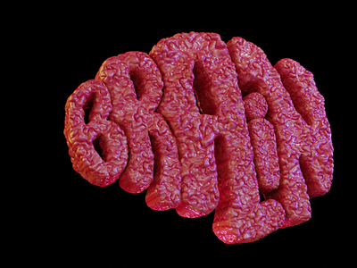 B is for Brain - 3D Lettering