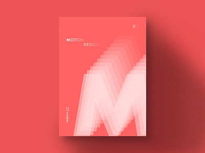 Motion Design Poster abstract graphic design poster type