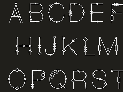 Boho font