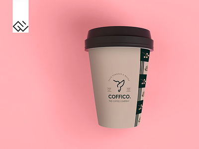 COFFICO. - The 6th Dimensional Coffee branding design illustration minimal