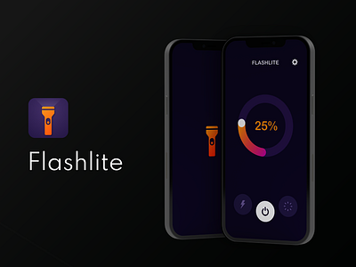 Flashlite - Flashlight App UI Kit Design