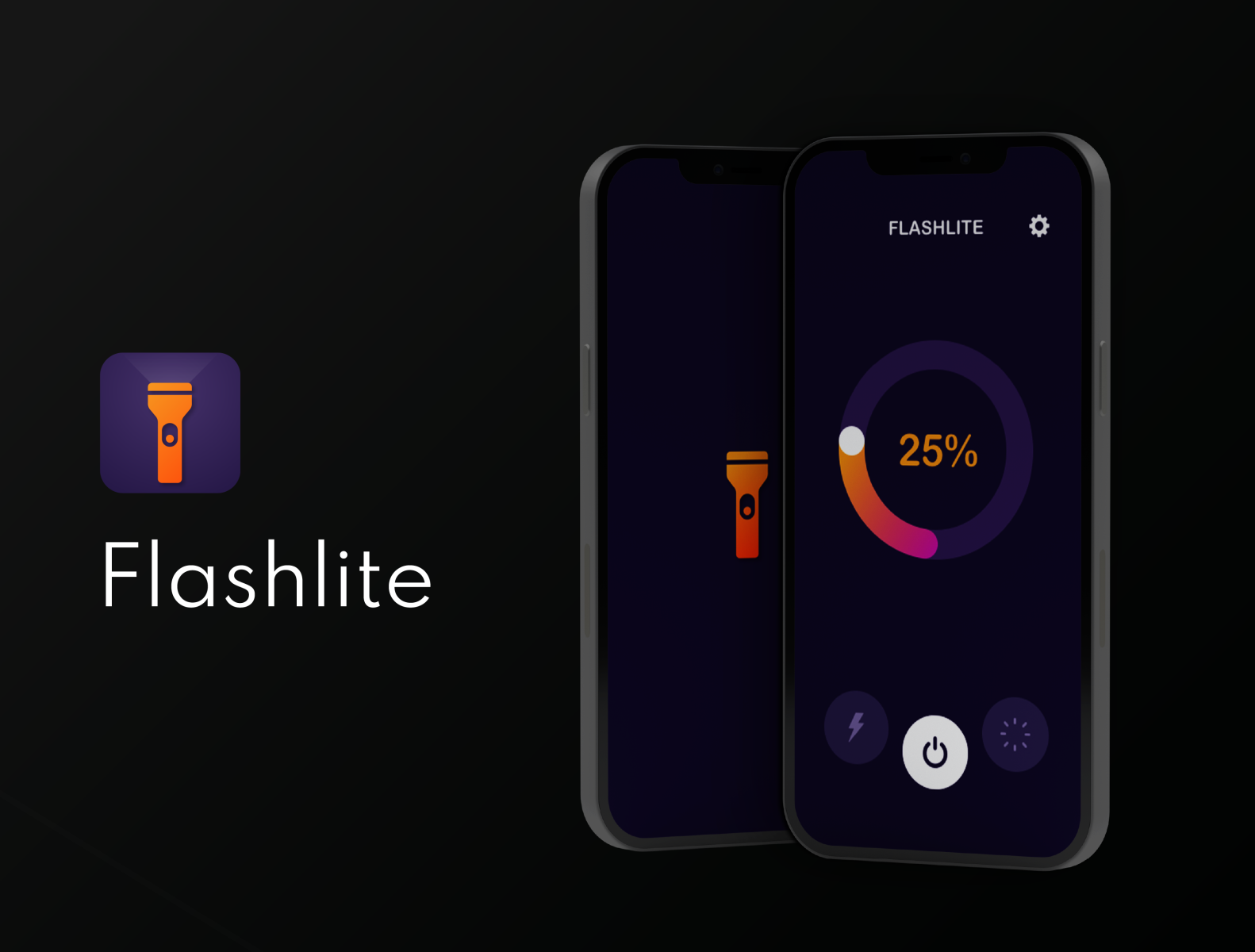 Flashlite Flashlight App UI Kit Design by Muhammad Fahad Irshad on Dribbble