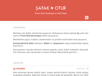 Front End Developer Resume cv developer flat front end resume