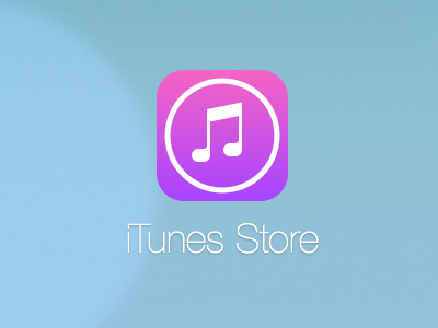 iOS 7 iTunes Store Icon app flat icon ios7 itunes sketch