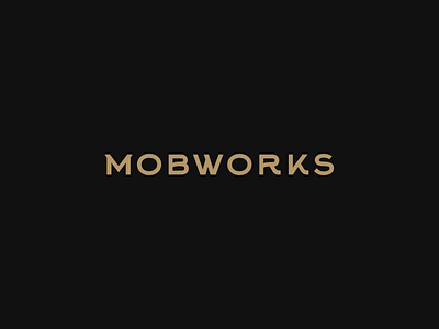 Mobworks Logo agency logo logotype mobworks studio