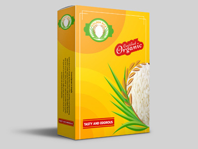 Rice Pack Design44 design green organic product packageing