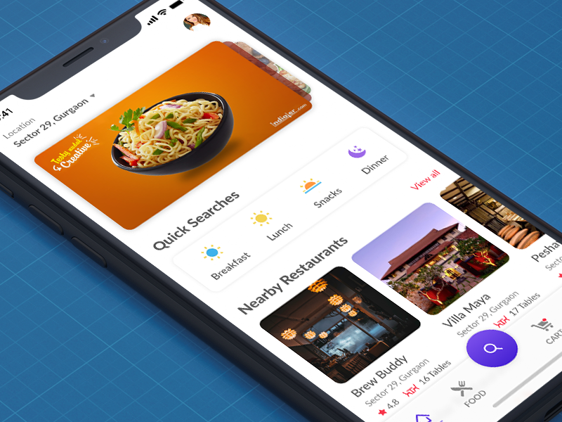 Home Screen UI | Food Delivery App by Dual Pixel™ on Dribbble