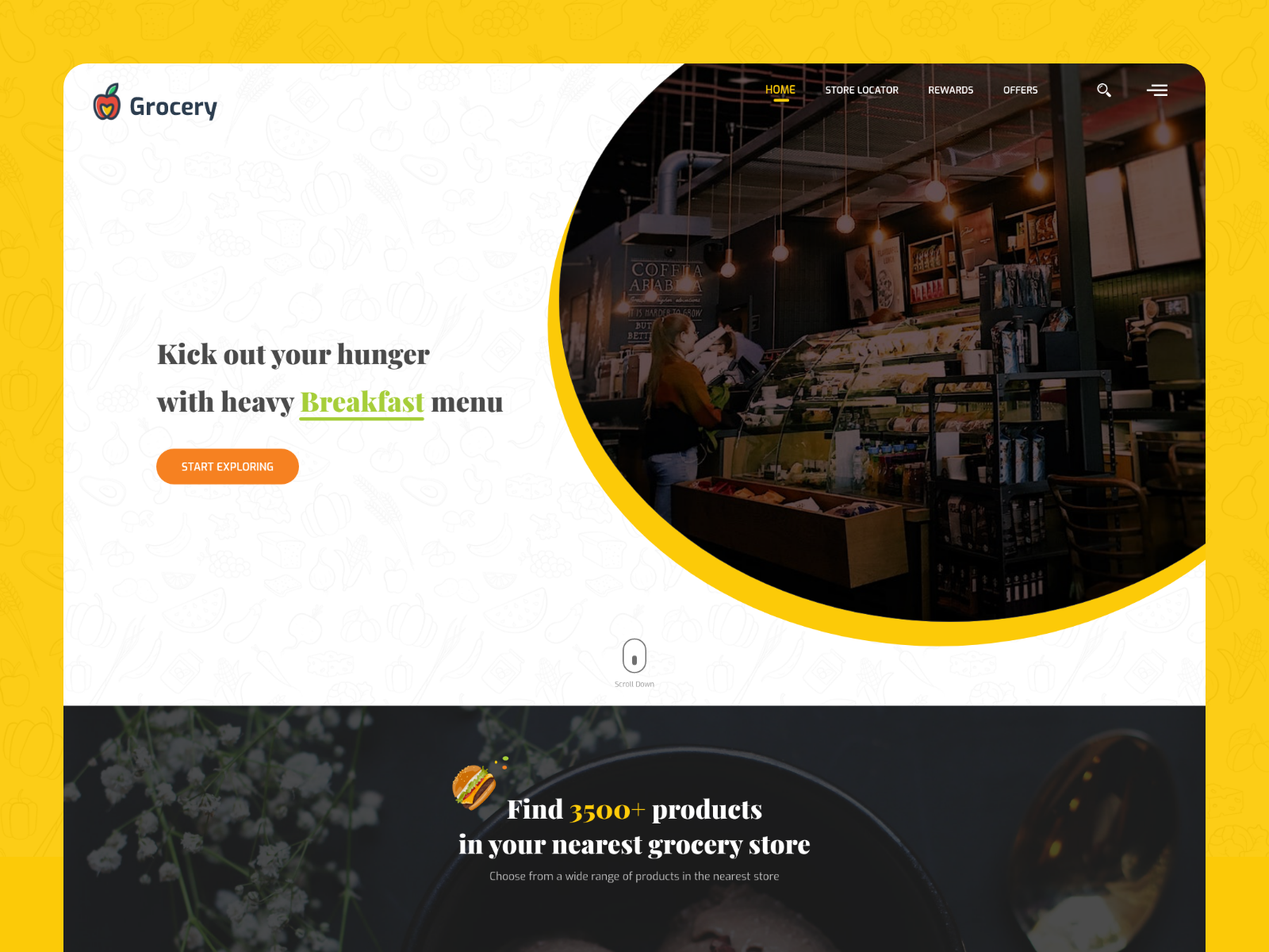 Grocery Delivery Website Template from cdn.dribbble.com