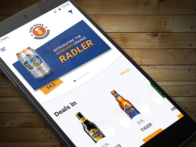 Beer House - The Bar App | Concept android app bar bar app beer beer app mobile app restaurant app ui user interface