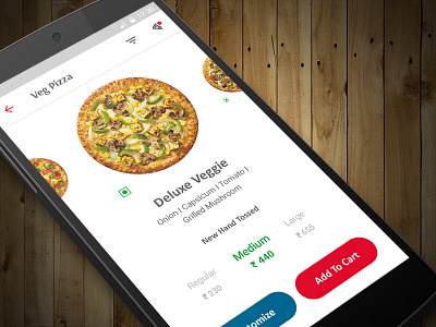 Pizza Delivery App Concept