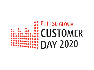 Fujitsu Glovia logo branding design graphic design logo logo design vector
