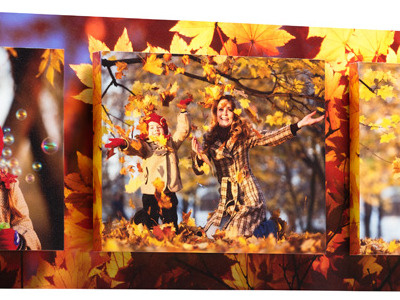 Family Gallery Block fall family gallery block illustrator leaves orange photoshop yellow