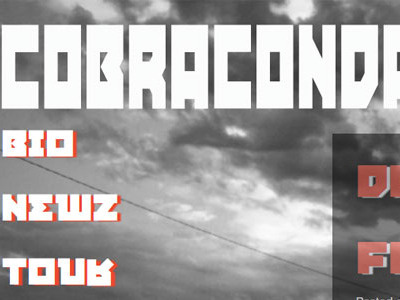 Cobraconda Website cobra cobra conda cobraconda conda css graham html5 spencer typography website wordpress