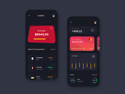 Wallet App Design app banking banking app minimal mobile mobile app mobile app design mobile apps mobile ui mobileapp mobileappdesign ui design uiux