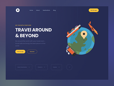 AROUND - Travel Hero Header