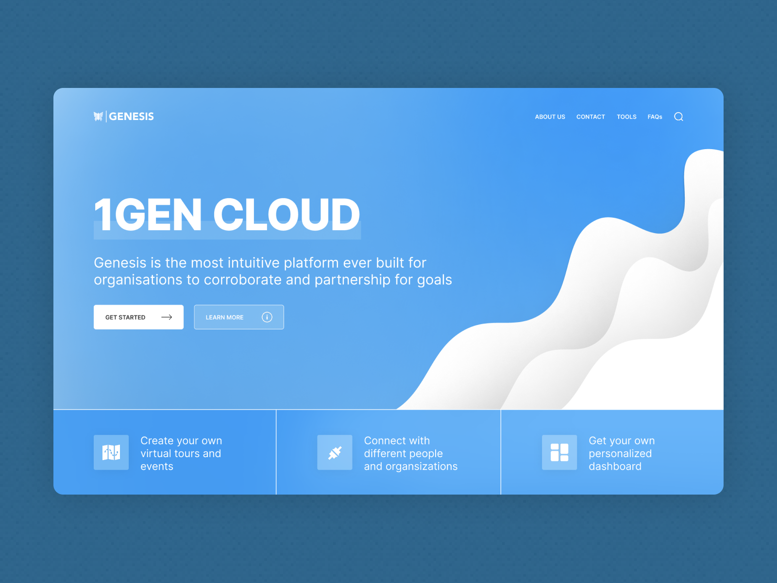 Cloud site Banner by Shivam Monga on Dribbble