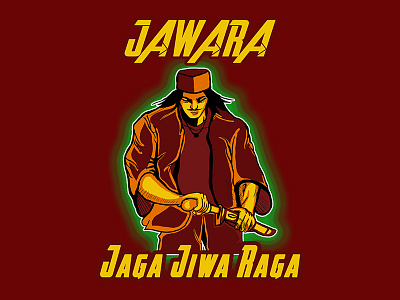"JAWARA" T-SHIRT DESIGN graphic design illustration vector