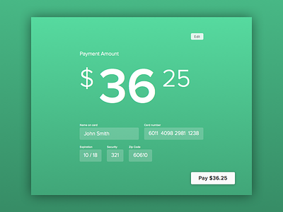 Daily UI: Design 002 — Credit Card Checkout 002 checkout concept credit card dailyui