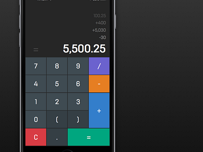 Daily UI: Design 004 — Calculator