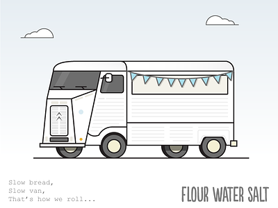 Bread Van - flourwatersalt.co.uk food truck van